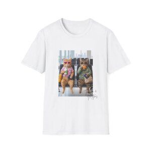 Gildan Tabitha & Mittens 'Hey Cool Cats' T-Shirt